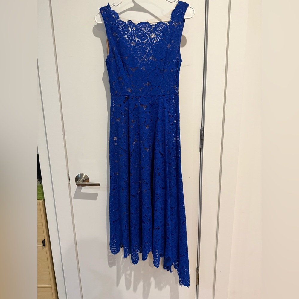 Tracy Reese Blue Lace Dress - brand new